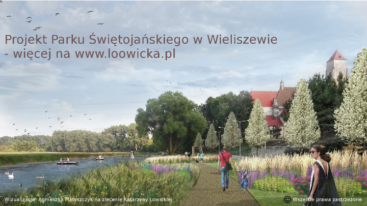 Projekt Parku Świętojańskiego w Wieliszewie